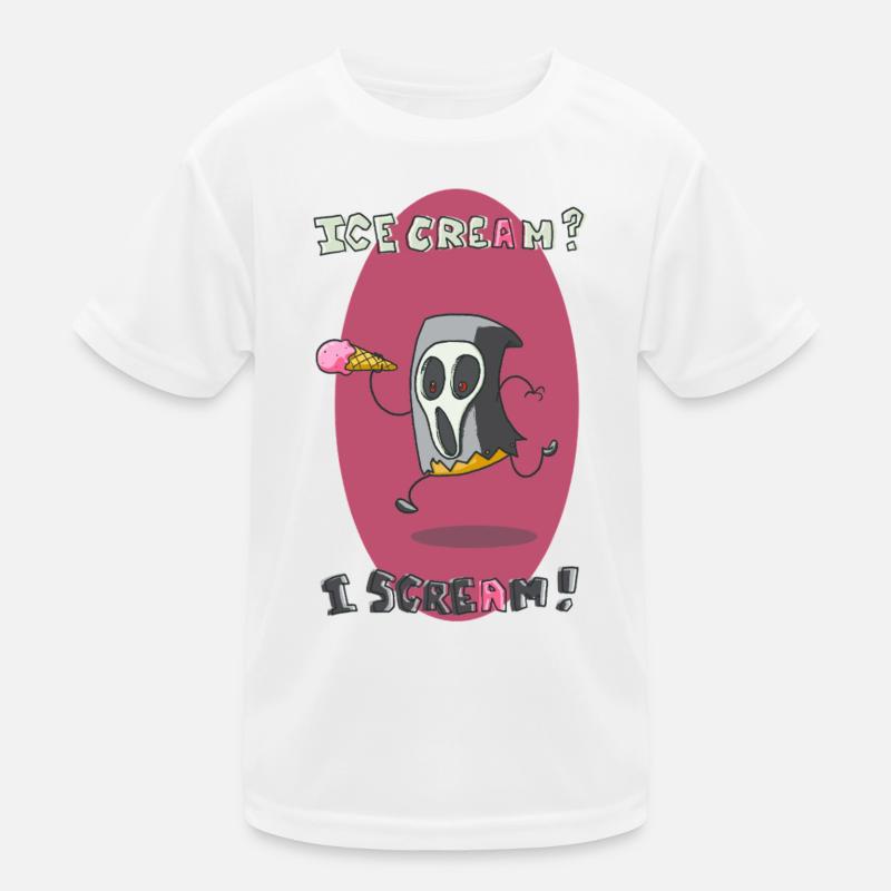 Eis? Ich schreie! Kinder Funktions-T-Shirt