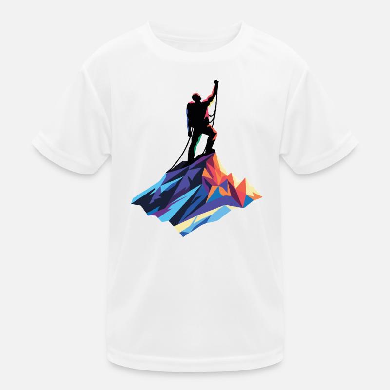 Alpiniste au sommet T-shirt sport Enfant