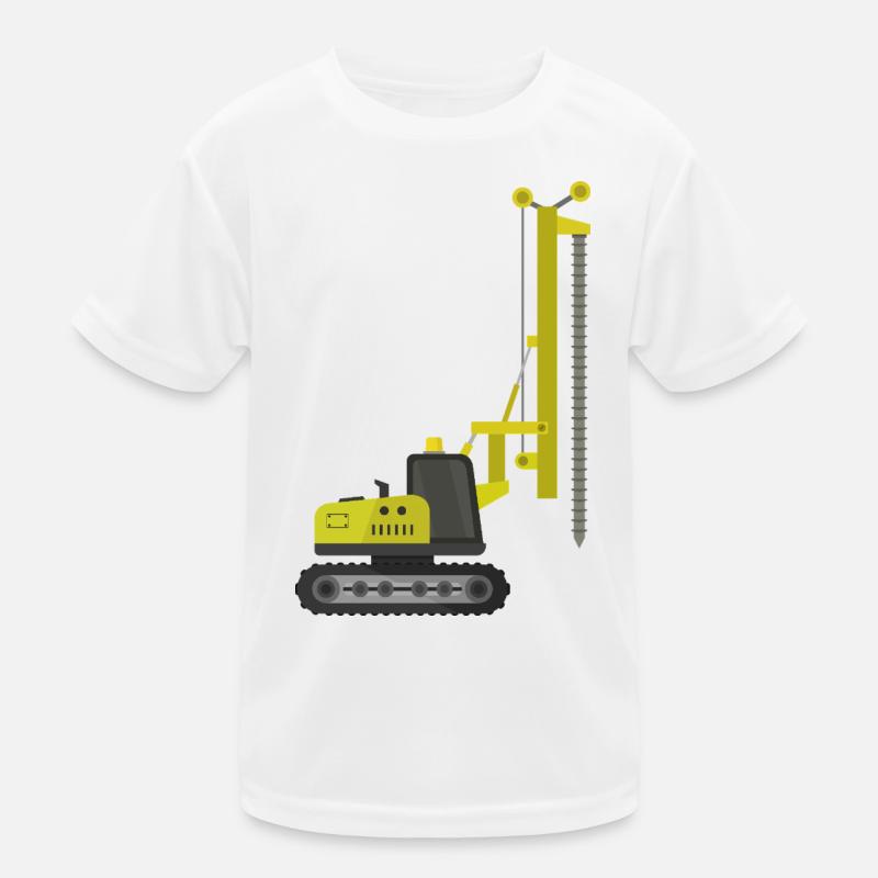 Krabbenbohrgerät Kinder Funktions-T-Shirt
