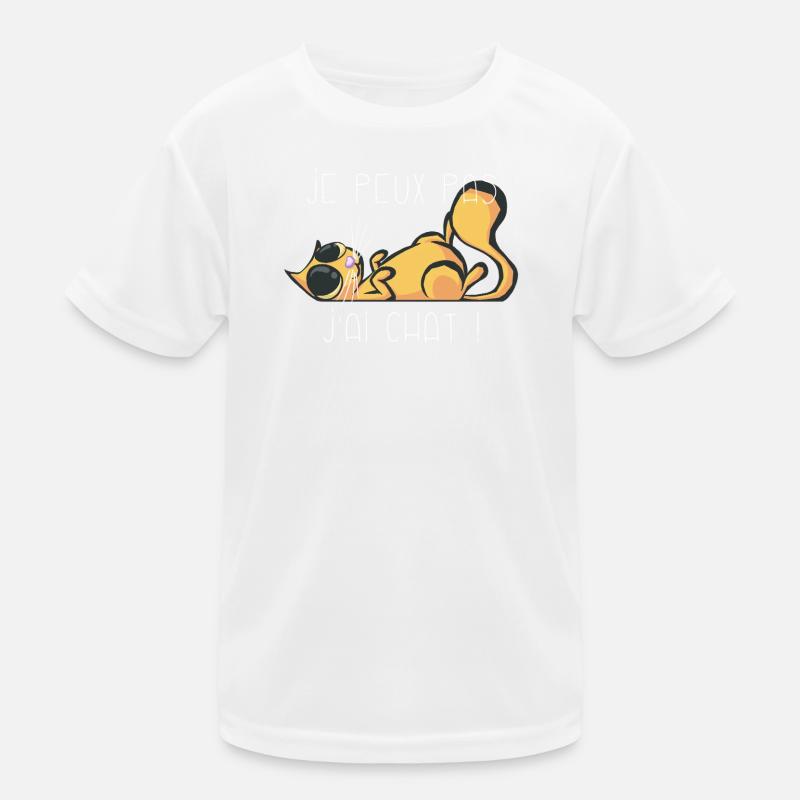 Je peux pas j'ai chat roux T-shirt sport Enfant