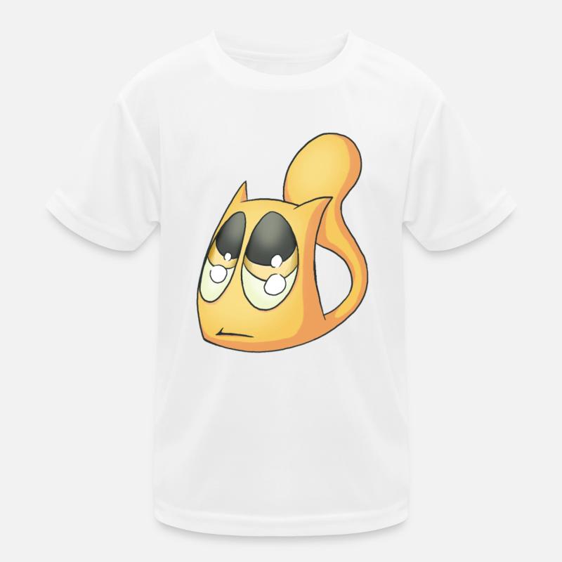 Traurige Katze Kinder Funktions-T-Shirt