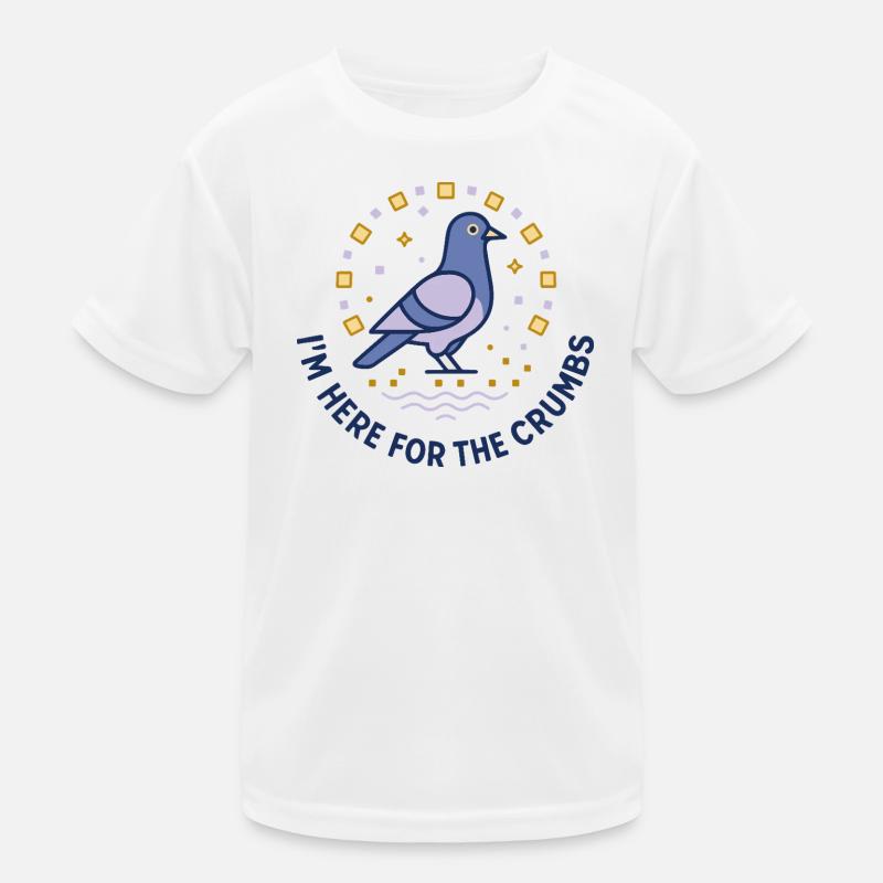 Taube Krümeljäger Kinder Funktions-T-Shirt