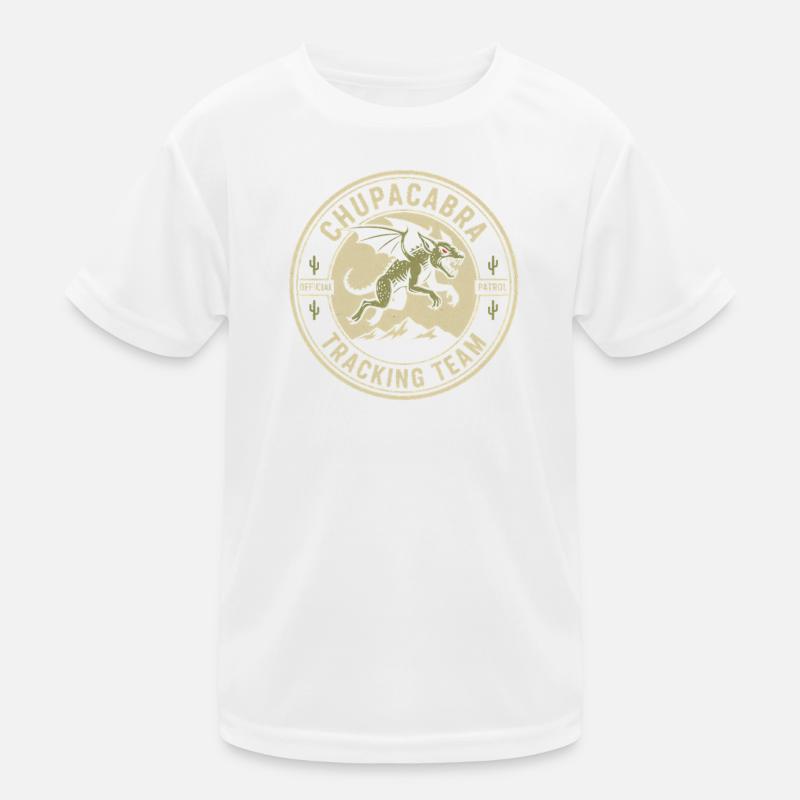 Chupacabra Pursuit Team Funny Cryptid Chupac Kids Functional T-Shirt