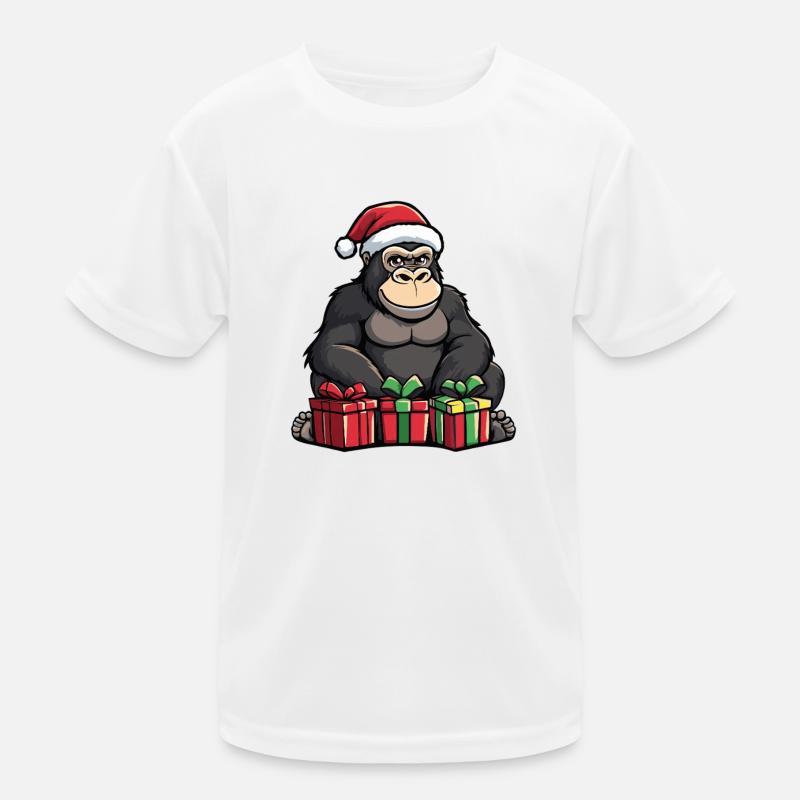 Cadeaux de Noël Gorilla T-shirt sport Enfant