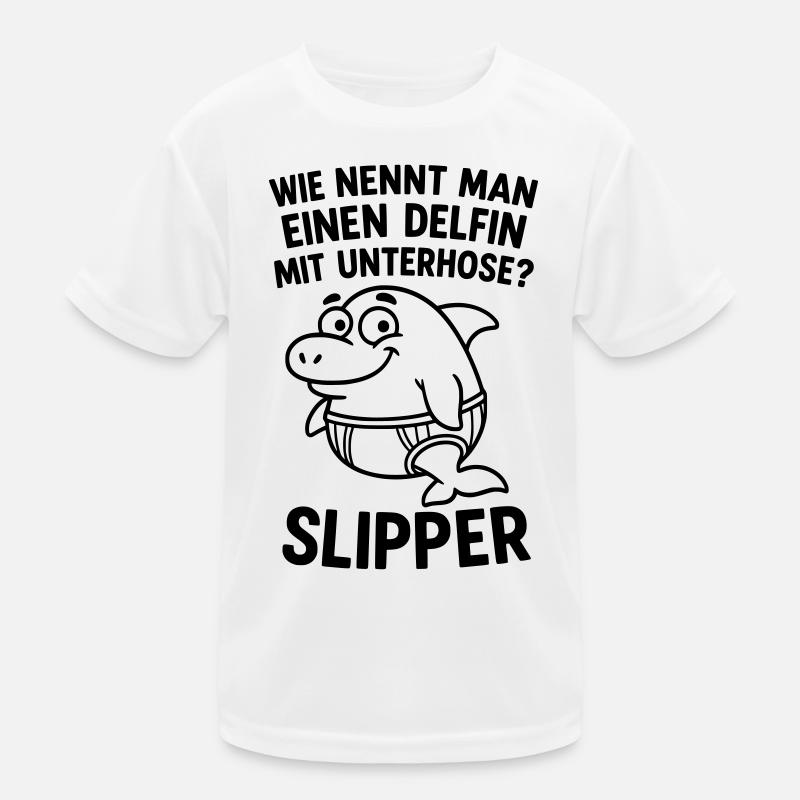 slipper delfin unterhose witz Kinder Funktions-T-Shirt