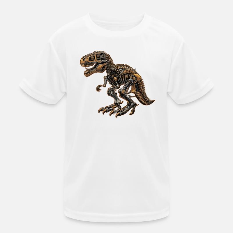 T-Rex mécanique en métal T-shirt sport Enfant