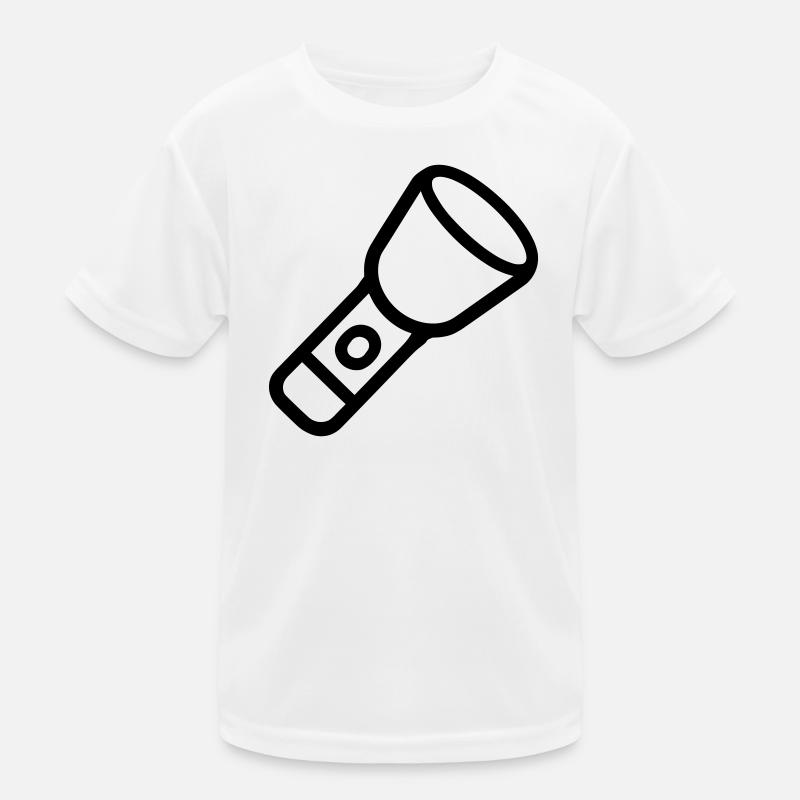 Taschenlampe Kinder Funktions-T-Shirt