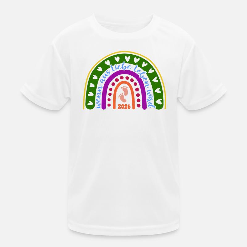 Wenn aus Liebe Leben wird - Baby 2026 Kinder Funktions-T-Shirt