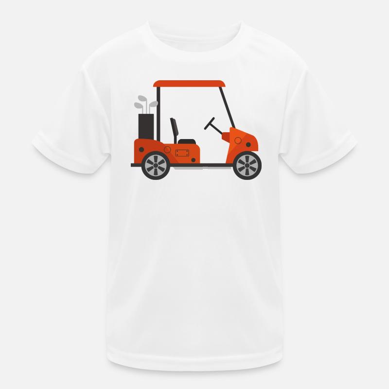Golfwagen Kinder Funktions-T-Shirt