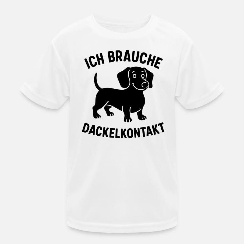 Dackelkontakt Kinder Funktions-T-Shirt