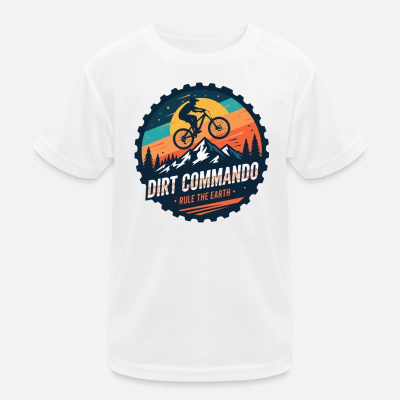 Dirt Commando Vétéran de VTT T-shirt sport Enfant