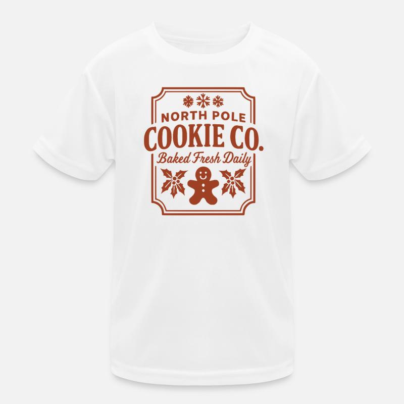 Logo de Cookie Co du Pôle Nord T-shirt sport Enfant
