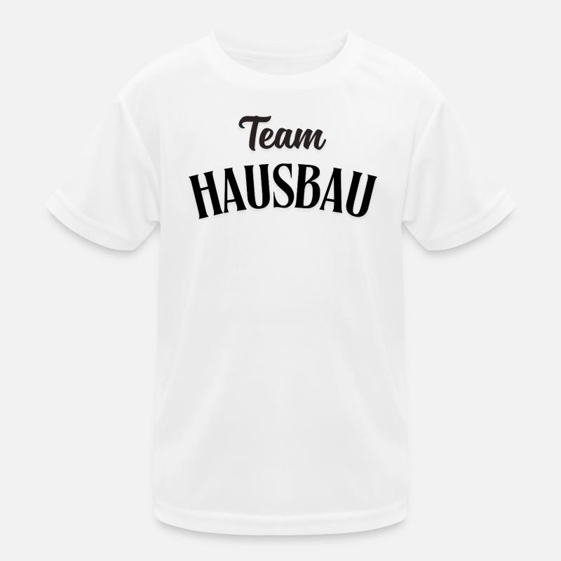 Construction de maisons d’équipe T-shirt sport Enfant