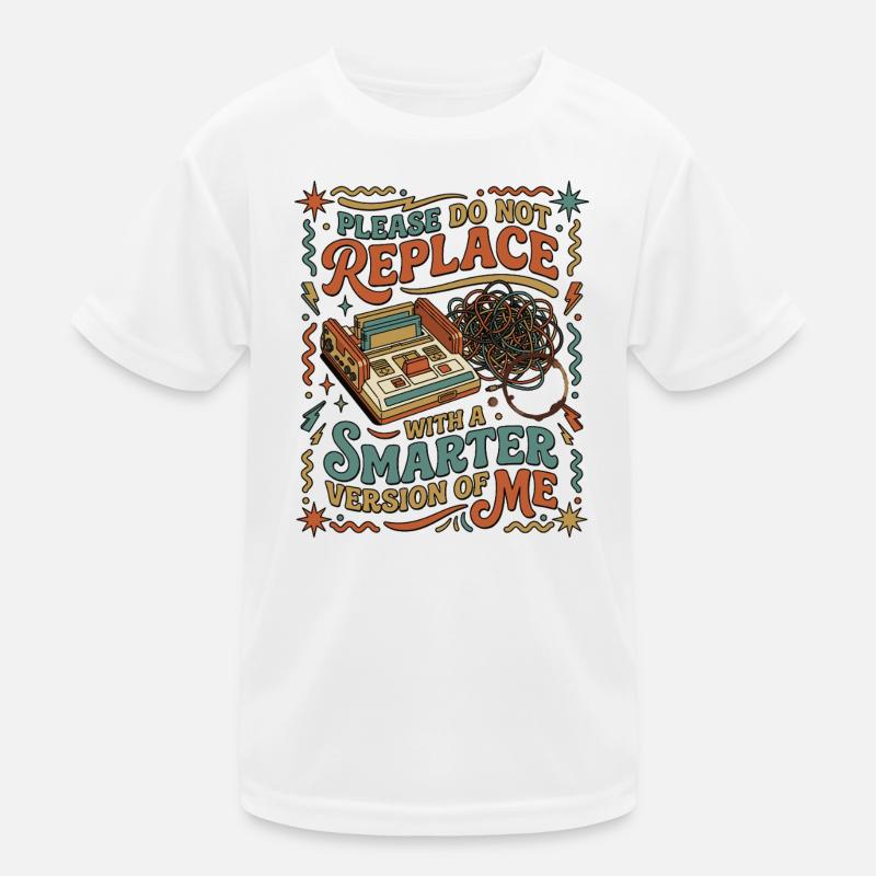 Retro Gaming KI Angst Kinder Funktions-T-Shirt