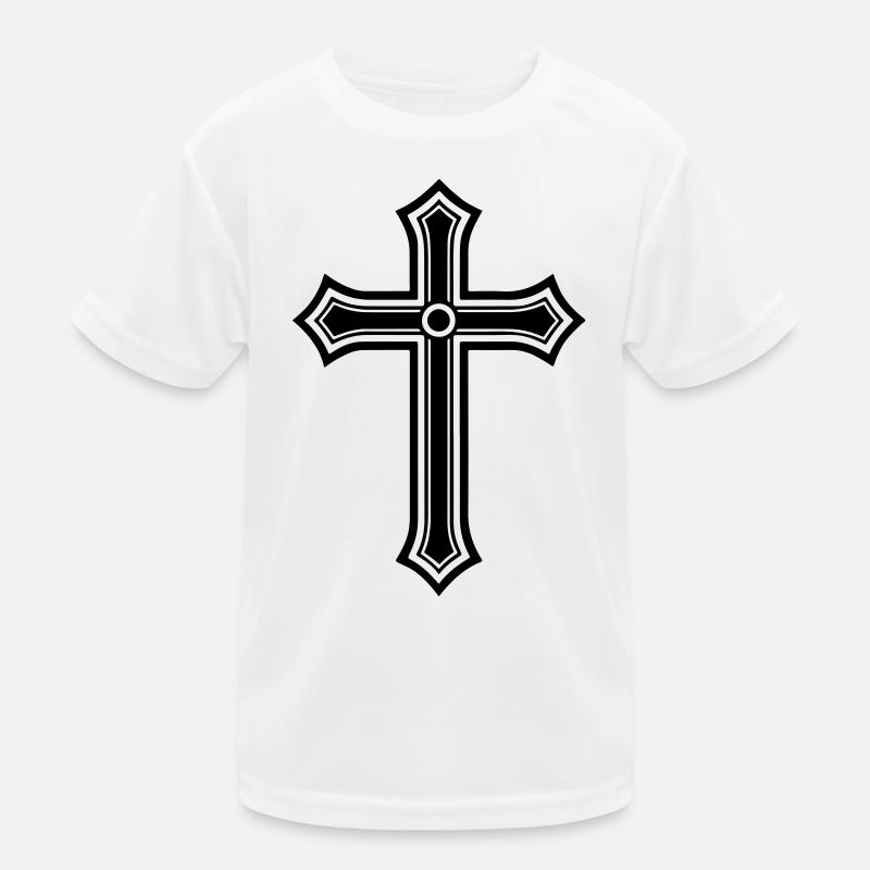 Symbole chrétien croisé T-shirt sport Enfant