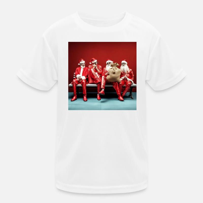 Application Santa's Quartet on Casting Bank Kids Functional T-Shirt