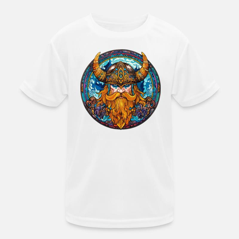 Roi viking en couleur indigo T-shirt sport Enfant
