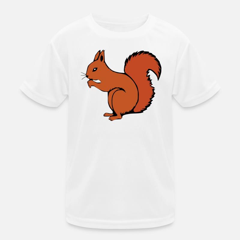 Eichhörnchen Geschenk Weihnachten Kinder Funktions-T-Shirt