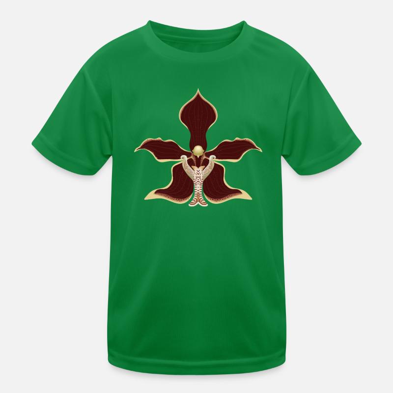 Orchideenblüte Kinder Funktions-T-Shirt