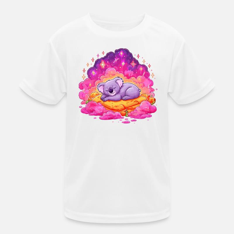 Cuddle Koala Rainbow Dream Kids Functional T-Shirt
