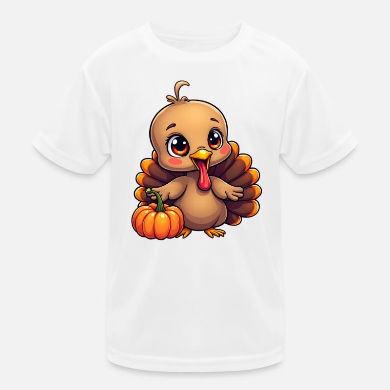 Bébé dinde de Thanksgiving T-shirt sport Enfant