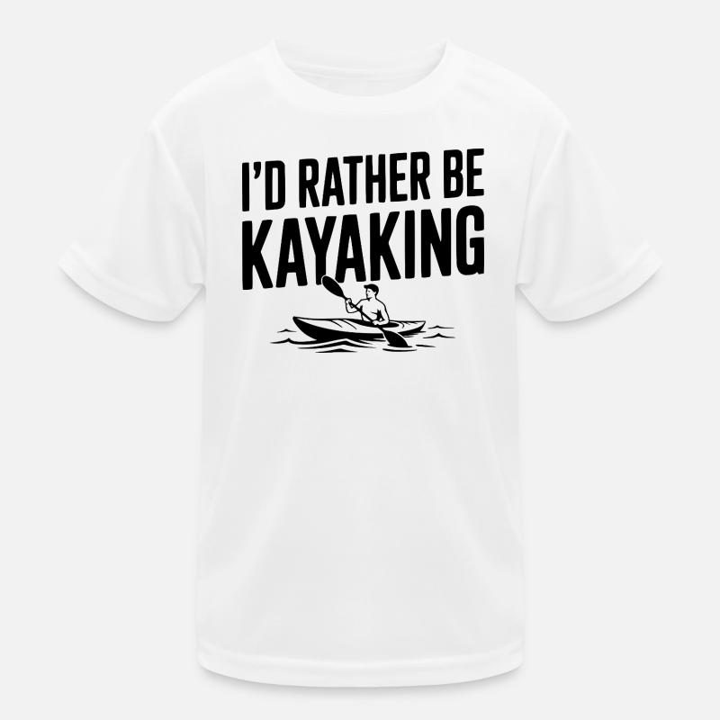 I’d Rather be Kayaking Kids Functional T-Shirt