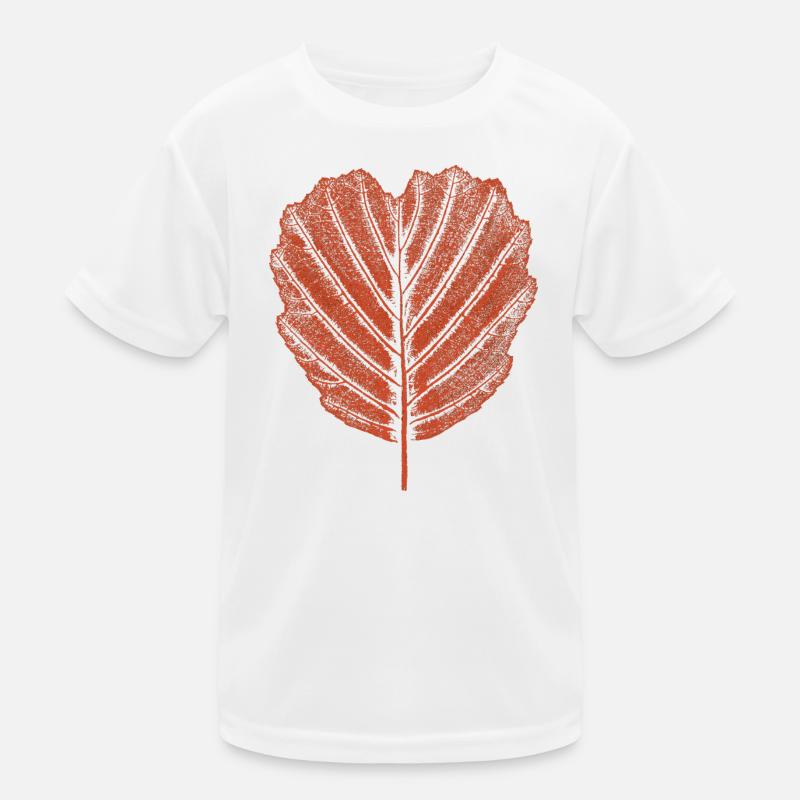 Erle Blatt - Botanik Kinder Funktions-T-Shirt