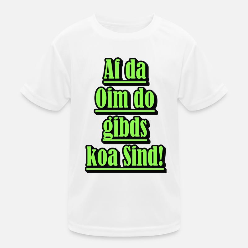 Dialecte néon Diction verte T-shirt sport Enfant