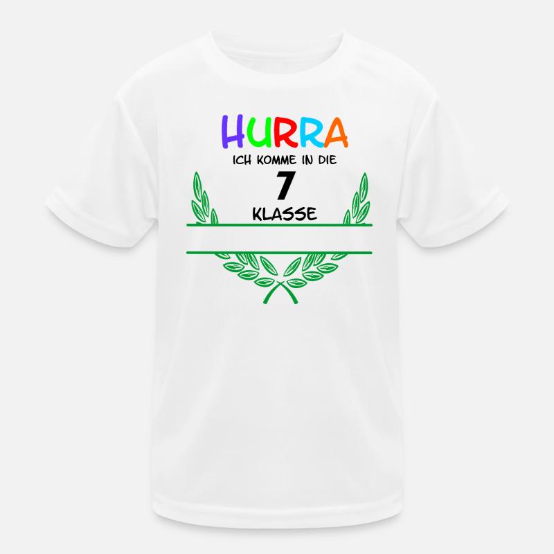 HURRA ich komme in die 7. Class - Namespace Kids Functional T-Shirt