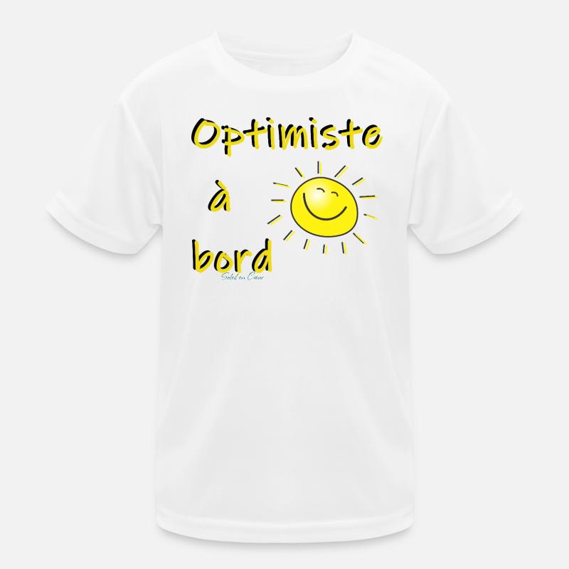 Optimiste à bord T-shirt sport Enfant