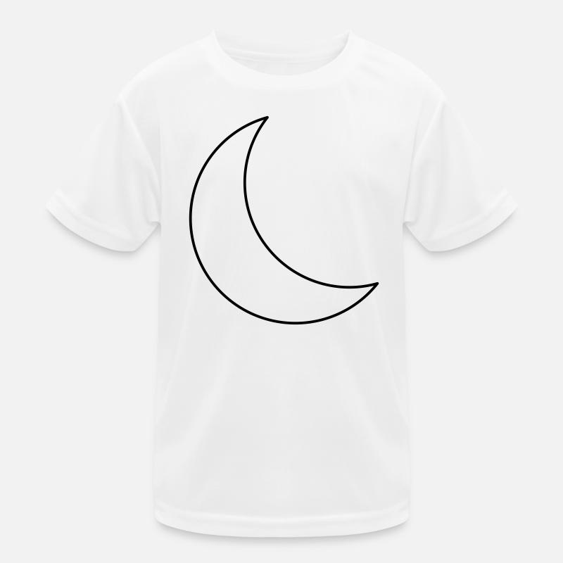 Moon / Crescent Moon Kids Functional T-Shirt
