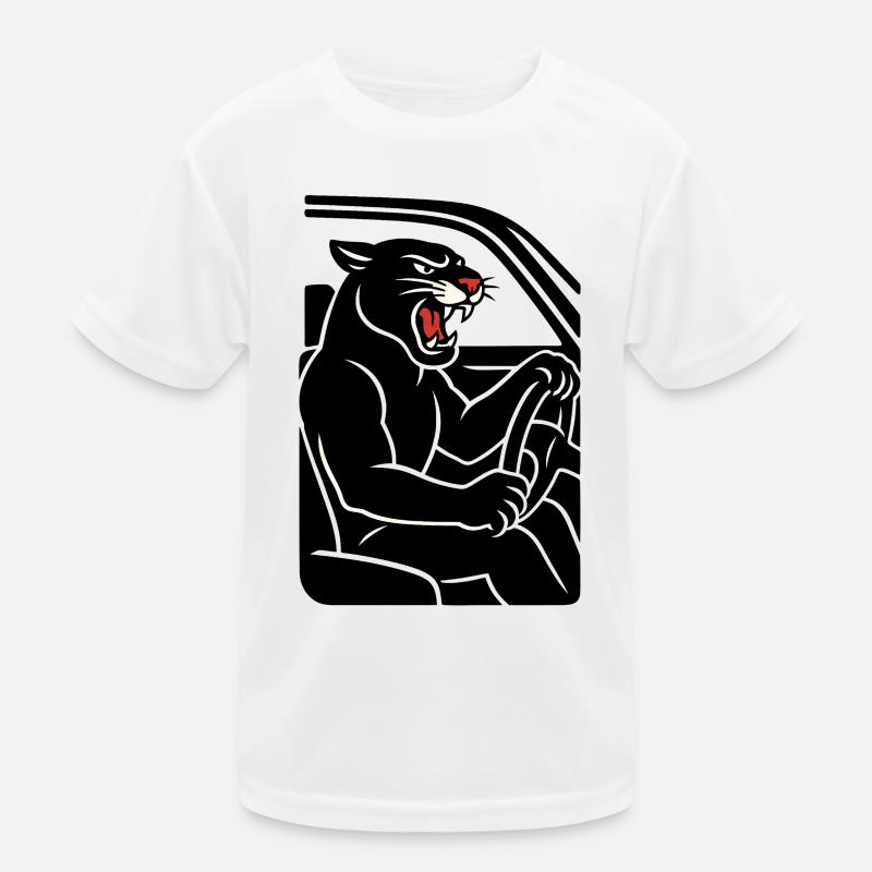 Panther Auto Kinder Funktions-T-Shirt