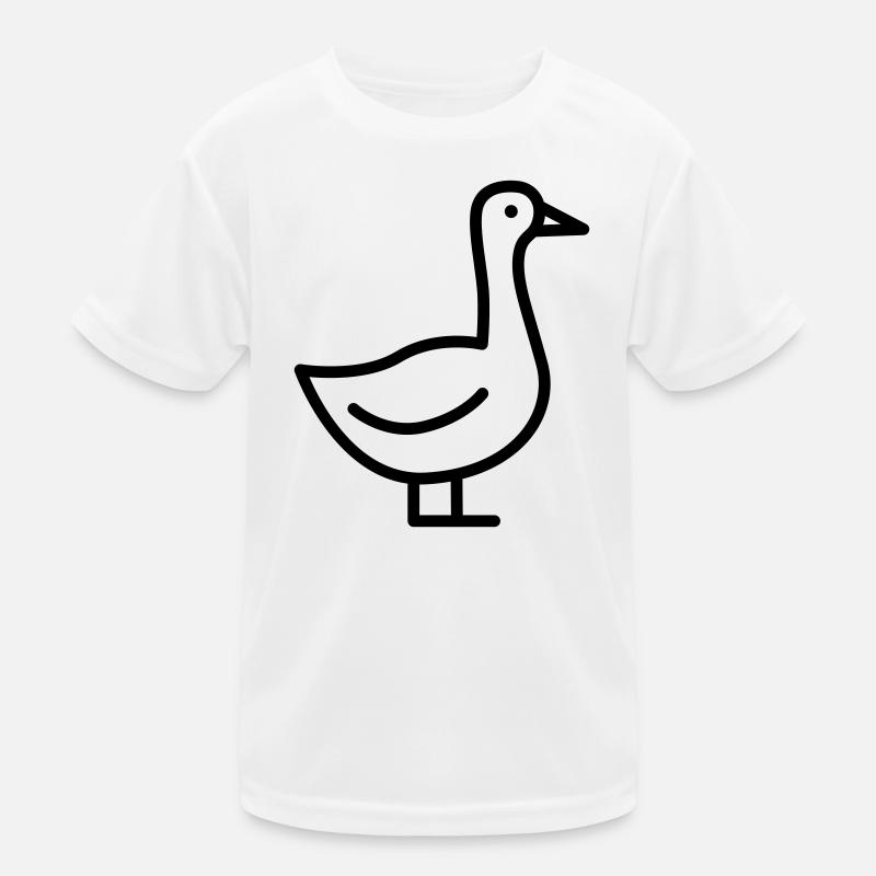 Gans Kinder Funktions-T-Shirt