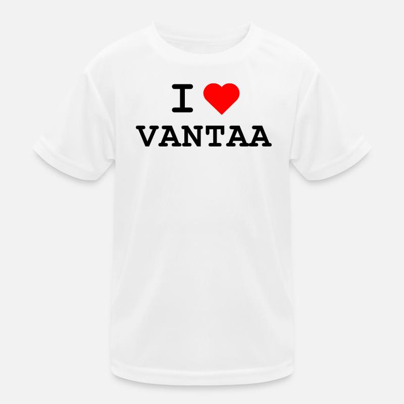 Ich liebe Vantaa - I love Vantaa Kinder Funktions-T-Shirt