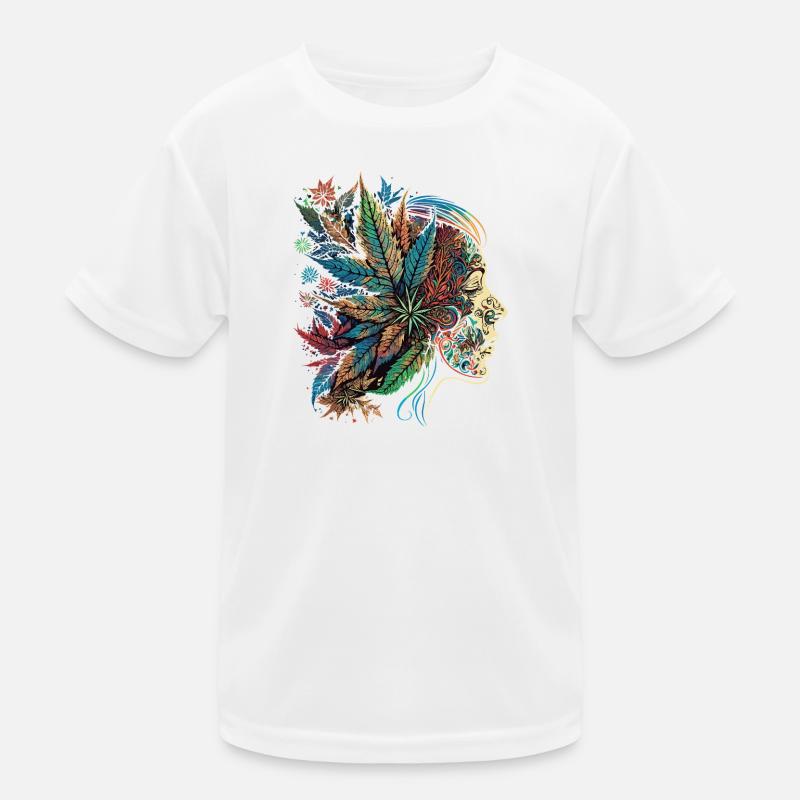 Psychedelic Blatten Silhouette Kids Functional T-Shirt