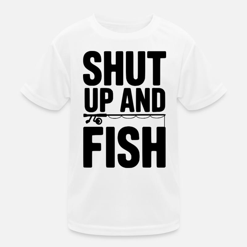 Shut Up and Fish Kids Functional T-Shirt