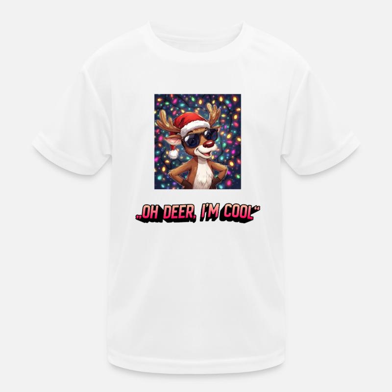 OH Deer, I´m Cool Kinder Funktions-T-Shirt