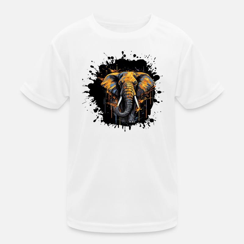 Elephant Splash Kids Functional T-Shirt