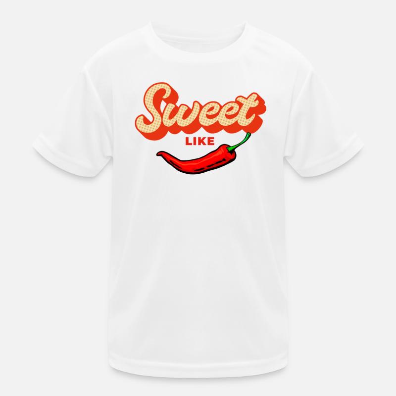 Feurig-süßes Statement: Sweet Like Chili Vibe Kinder Funktions-T-Shirt