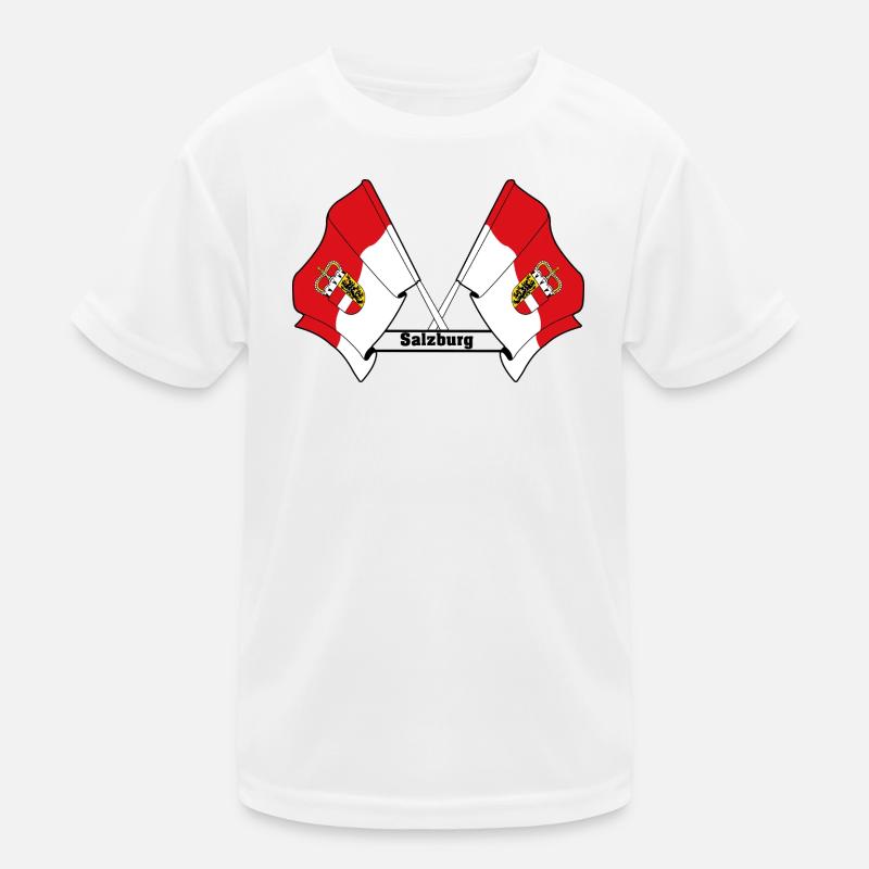 Drapeaux de Salzbourg avec nom T-shirt sport Enfant