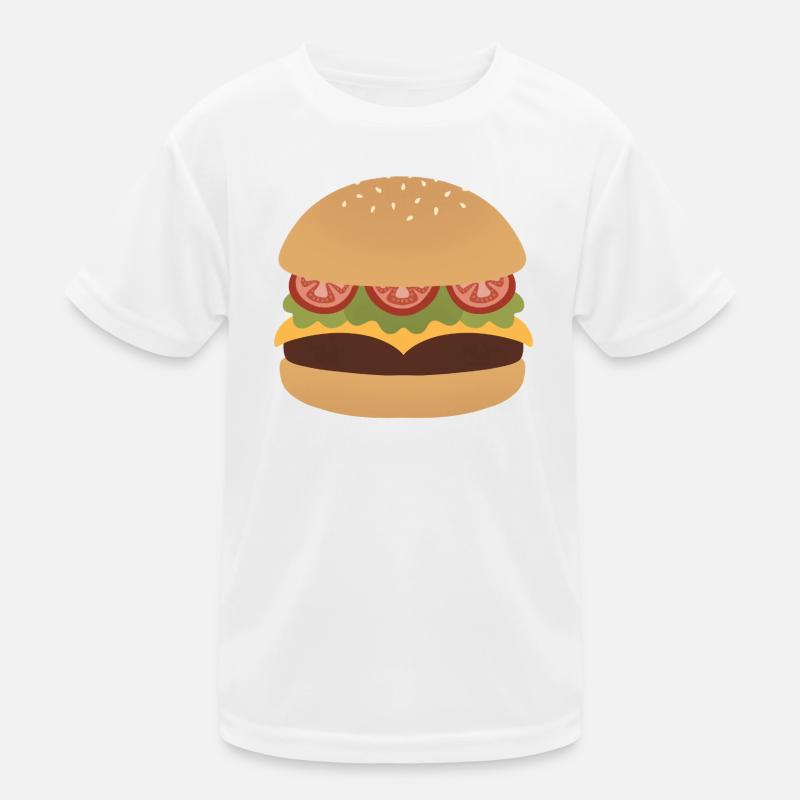 Klassische Burger Flat Kunst Kinder Funktions-T-Shirt
