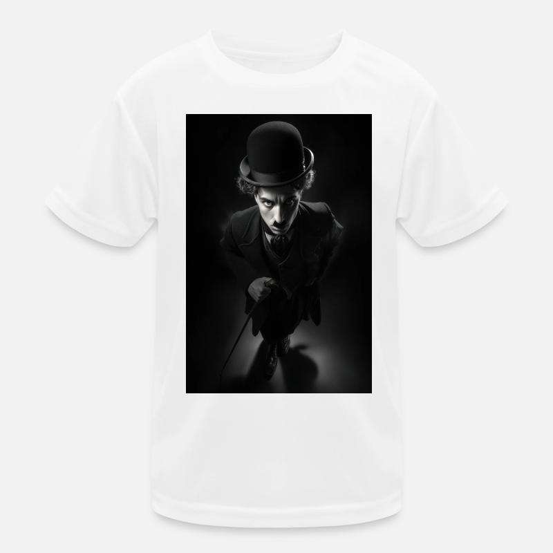 Mitternachtsherr mit Zylinder Kinder Funktions-T-Shirt