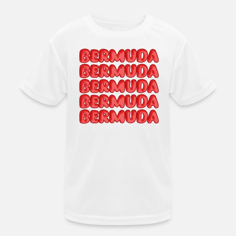 Reise Bermuda Kinder Funktions-T-Shirt