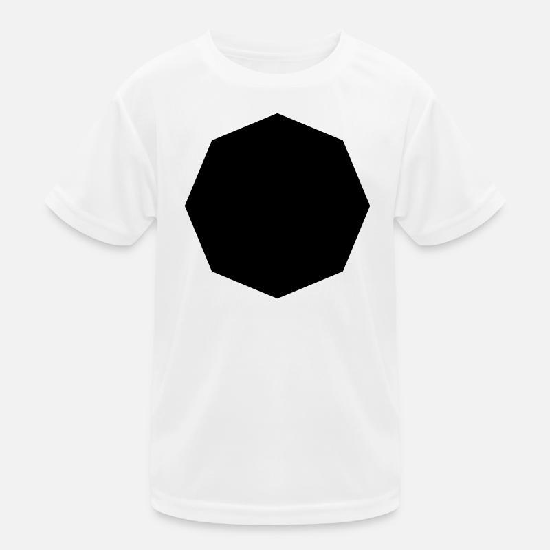 Achteck Kinder Funktions-T-Shirt
