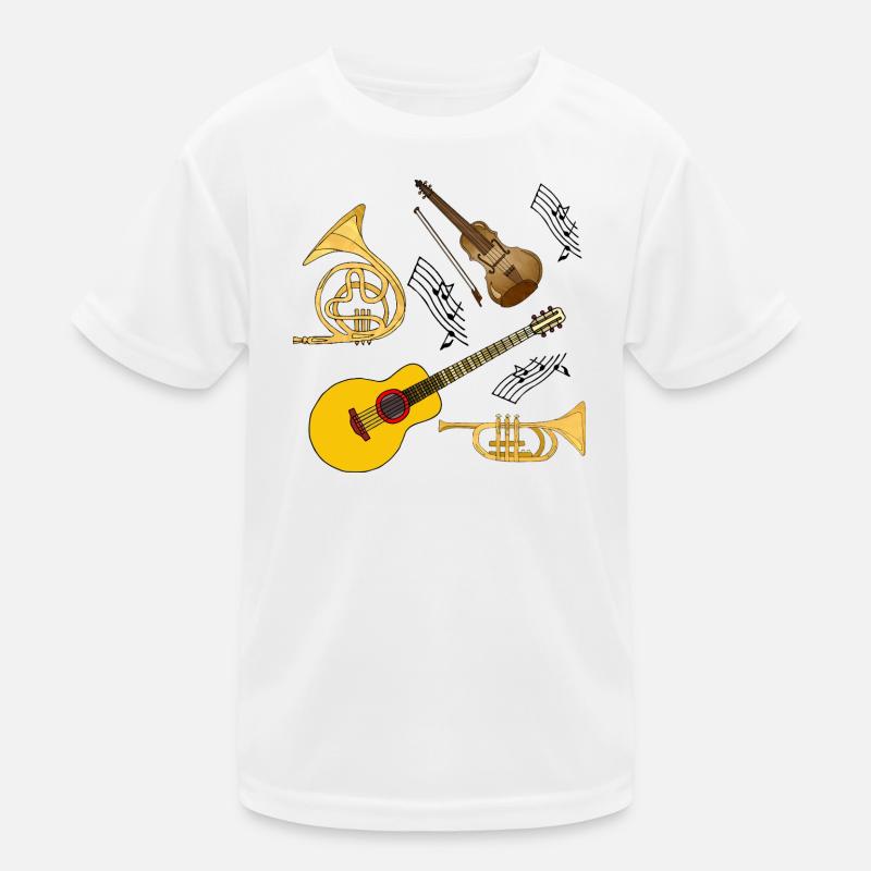 Musical instruments Kids Functional T-Shirt