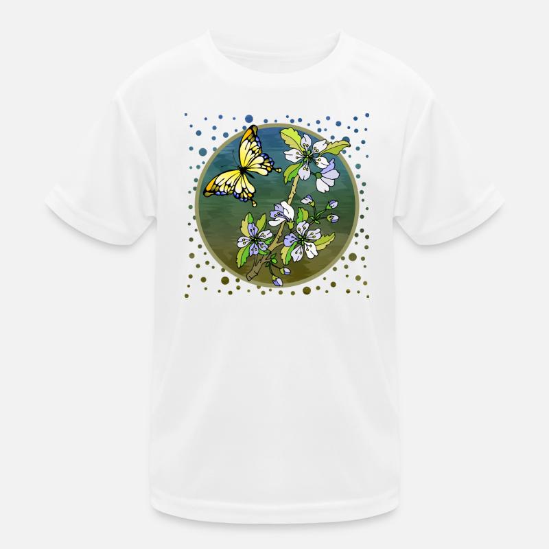 Schmetterling Kinder Funktions-T-Shirt
