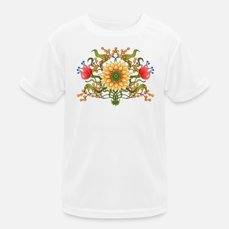 Flowers Kids Functional T-Shirt