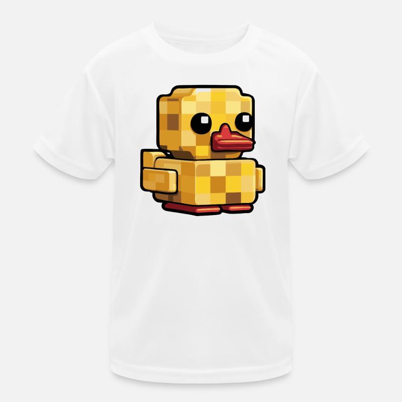 Pixel Duck Rétro Look T-shirt sport Enfant