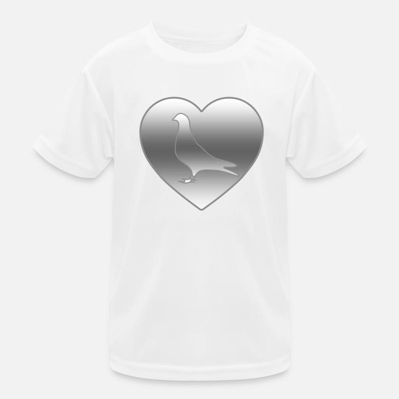 Tauben Kinder Funktions-T-Shirt