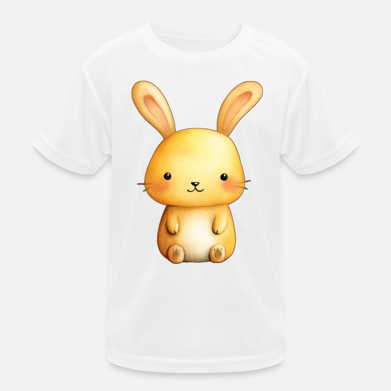 Petit Lapin Doux – Illustration Bébé Mignonne T-shirt sport Enfant